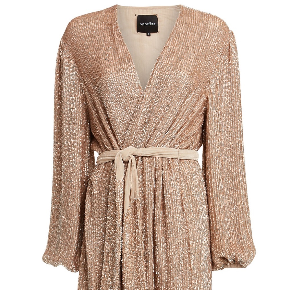 Retrofete Gabrielle Sequin Mini Dress XS NWT